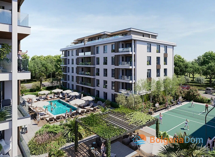 Apartment with a pool view in a premium new complex. Photo 1 Apartment with a pool view in a premium new complex. Photo 1