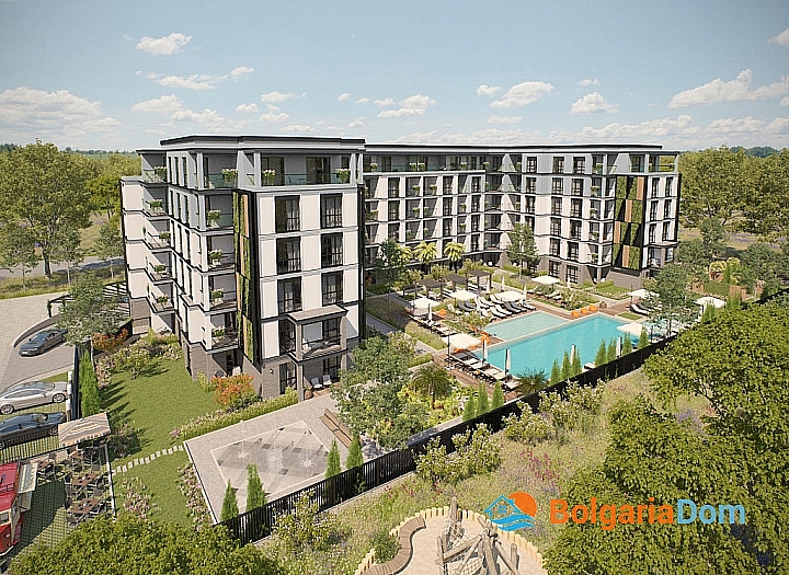 Stylish modern complex in a park area. Photo 1