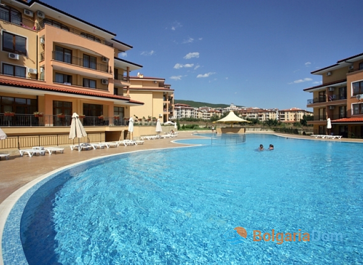 Apartment mit Blick auf den Pool in einer ausgezeichneten Anlage, 50 Meter vom Strand entfernt. Foto 14