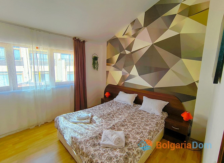 Dwupokojowe mieszkanie nad morzem w kompleksie Sveti Vlas Morski Far. Zdjęcie 9 Dwupokojowe mieszkanie nad morzem w kompleksie Sveti Vlas Morski Far. Zdjęcie 9