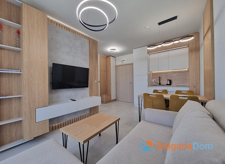 Zweizimmerwohnung, möbliert, in einem Komplex. Foto 5