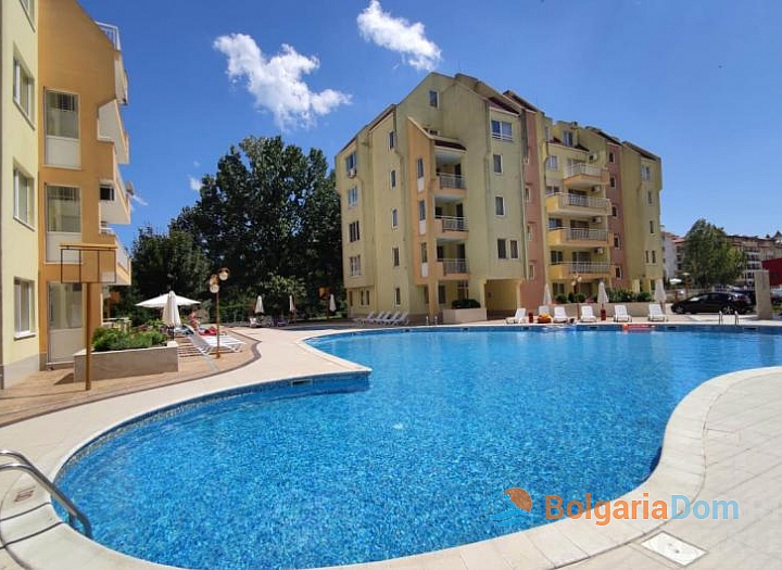 Dvoupokojový apartmán v komplexu Sea Dreams, Slunečné pobřeží. Foto 12