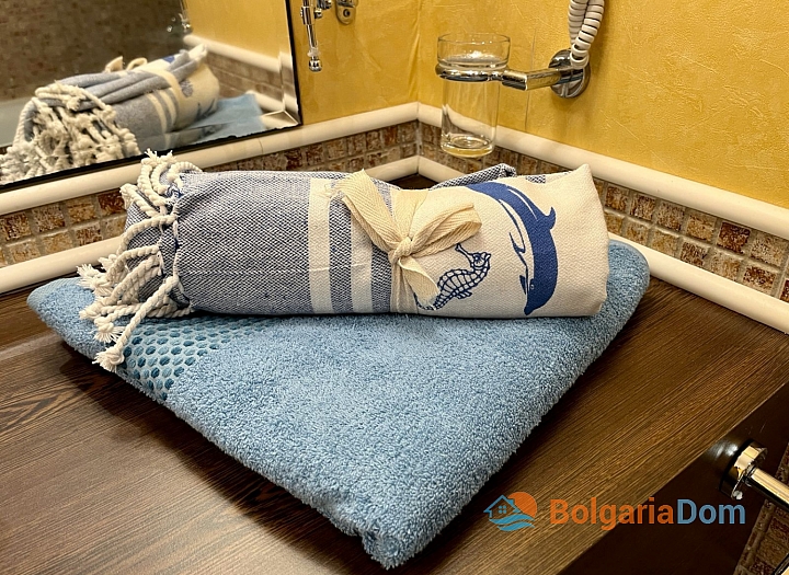 Dvoupokojový apartmán v luxusním komplexu u moře. Foto 17