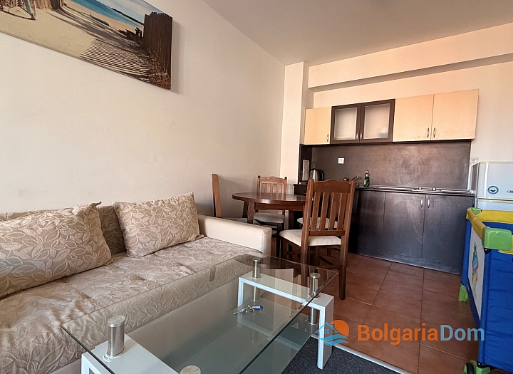 Large studio with pool view on the first line. Photo 10