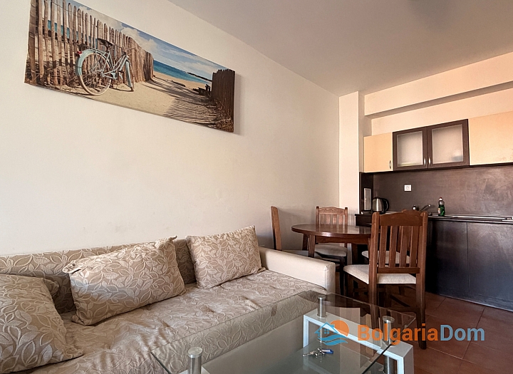 Large studio with pool view on the first line. Photo 11