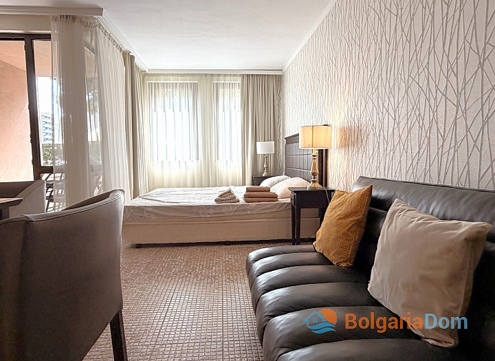 Duże studio z trawnikiem w luksusowym aparthotelu. Zdjęcie 10 Duże studio z trawnikiem w luksusowym aparthotelu. Zdjęcie 10