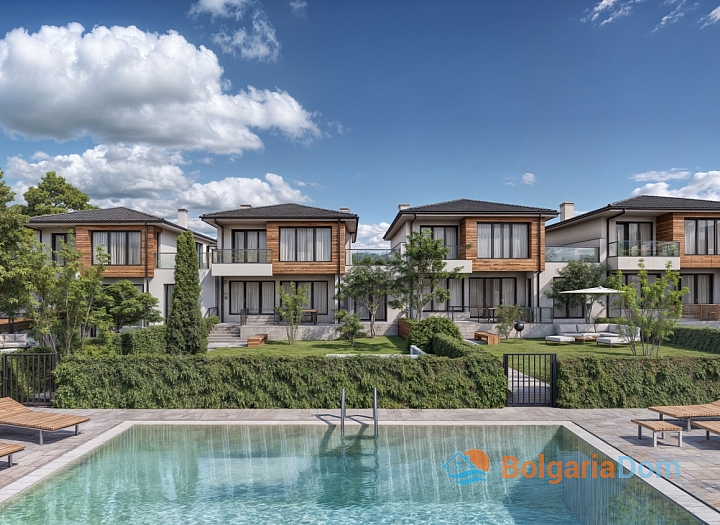 Modern houses with a swimming pool in the Lahana area, between Sarafovo and Pomorie. Photo 7
