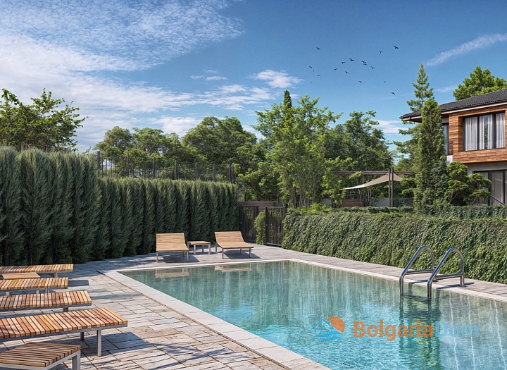 Modern houses with a swimming pool in the Lahana area, between Sarafovo and Pomorie. Photo 6