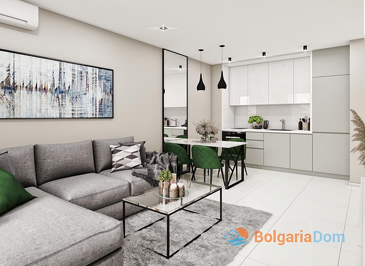 Neue Wohnung mit Blick auf den Park in einem Elitekomplex. Foto 1