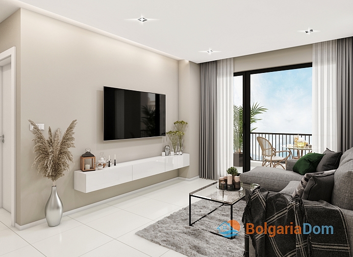 Duży apartament z widokiem na morze w nowym budynku bez opłat za utrzymanie. Zdjęcie 4 Duży apartament z widokiem na morze w nowym budynku bez opłat za utrzymanie. Zdjęcie 4