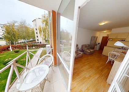 Хороша студія у закритому комплексі за 500 метрів від моря.. Фото 10