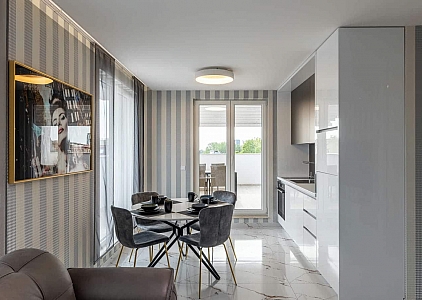 Новая квартира с большой террасой с раздвижной крышей в рассрочку. Фото 9