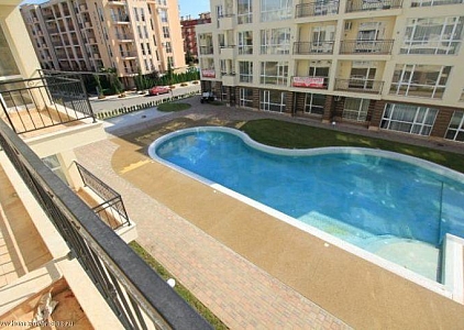 Большая квартира с одной спальней на Солнечном берегу. Foto 4