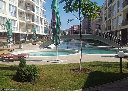 Большая квартира с одной спальней на Солнечном берегу. Foto 8