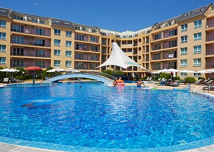 Studio apartment in a modern complex 400 meters from the sea. Photo 1