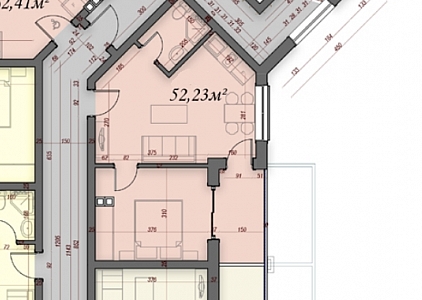 Eine helle Zweizimmerwohnung in einem modernen Komplex, ideal für ganzjähriges Wohnen. Foto 3