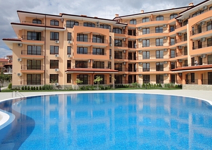 Duży apartament z bocznym widokiem na morze w doskonałym kompleksie 200 metrów od plaży. Zdjęcie 14