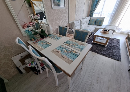 Красивая трехкомнатная квартира в роскошном комплексе. Foto 14