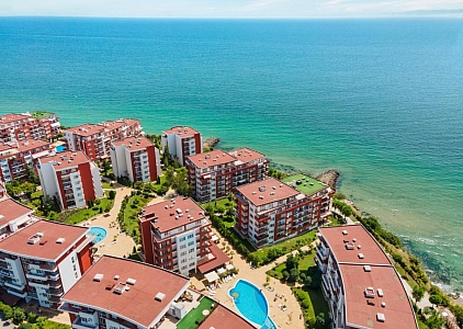 Большая квартира с красивым видом на море в большом комплексе. Фото 4