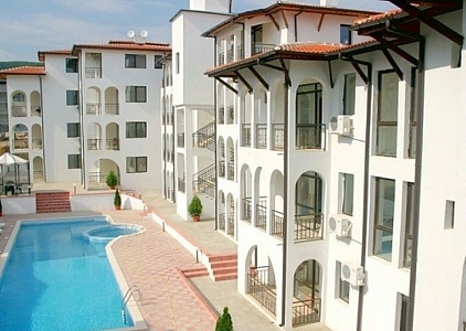 Two-storey apartment overlooking the pool in Sveti Vlas. Photo 1 Two-storey apartment overlooking the pool in Sveti Vlas. Photo 1