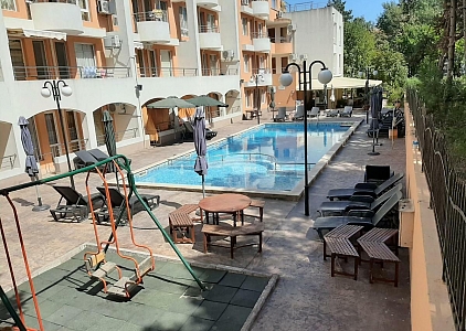 Einzimmerwohnung in Pomorie, 150 Meter vom Strand entfernt. Foto 16