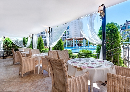 Квартира-студия в отличном комплексе в 500 метрах от пляжа. Фото 9