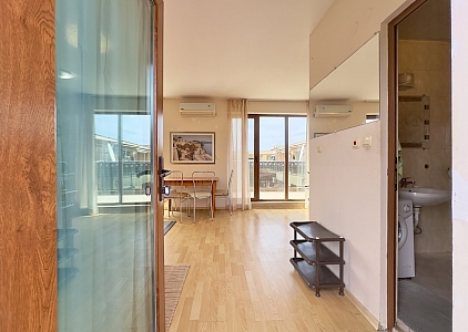 Просторная студия с большой террасой. Фото 12