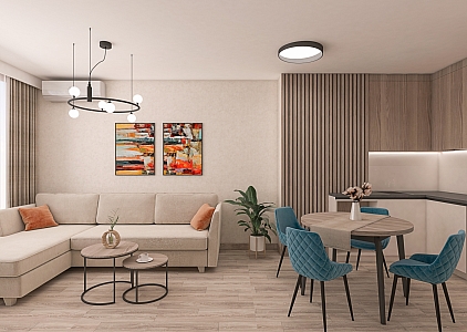 Nové byty s nábytkem v krásném komplexu na splátky. Foto 14