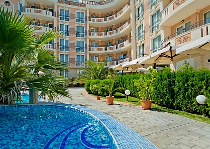 Студия с видом на бассейн в 600 метрах от моря. Фото 12 Студия с видом на бассейн в 600 метрах от моря. Фото 12