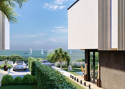 Новые современные дома с панорамой моря на первой линии!. Фото 12