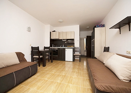 Недорогая студия в 250 м от пляжа. Фото 1 Недорогая студия в 250 м от пляжа. Фото 1