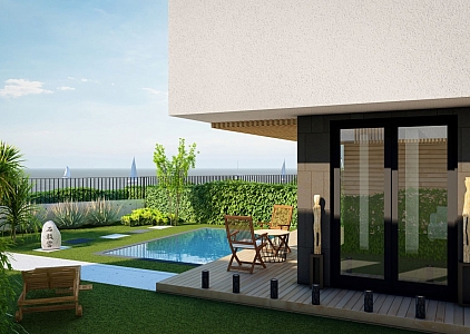 Новые современные дома с панорамой моря на первой линии!. Фото 13