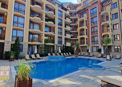 Studio in a luxury complex within walking distance to the sea. Photo 14