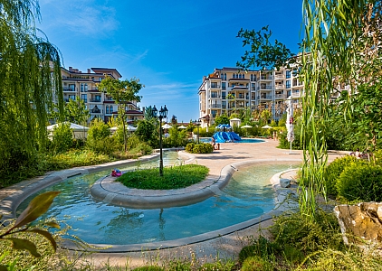Apartament z dużym tarasem w jednym z najlepszych kompleksów w Nesebyrze. Zdjęcie 12