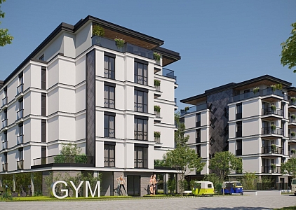 Новая студия с видом на бассейн в качественном доме. Фото 8