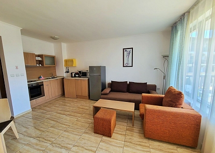 Двухкомнатная квартира в красивом комплексе в 300 метрах от моря. Фото 11