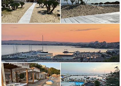 Stylový dvoupokojový apartmán v luxusním komplexu ve Sveti Vlas. Foto 29