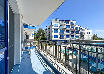 Apartmán s výhledem na moře a parkovacím místem v komplexu v první linii. Foto 7 Apartmán s výhledem na moře a parkovacím místem v komplexu v první linii. Foto 7