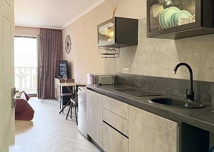 Studio w luksusowym kompleksie na pierwszej linii w centrum Nesebyru. Zdjęcie 8