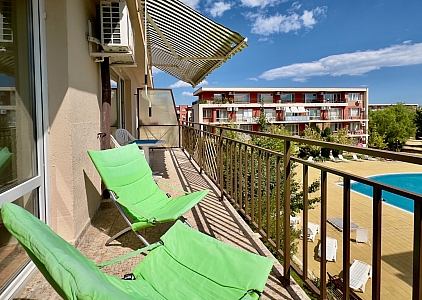 Apartment with pool view in excellent complex. Photo 1 Apartment with pool view in excellent complex. Photo 1