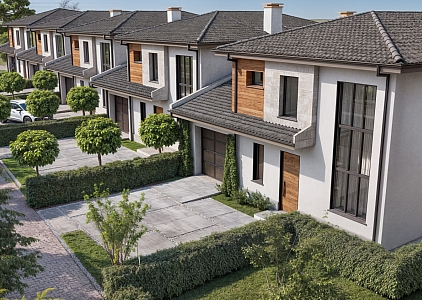 Modern houses with a swimming pool in the Lahana area, between Sarafovo and Pomorie. Photo 3