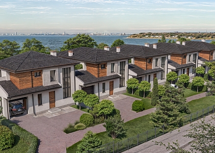 Modern houses with a swimming pool in the Lahana area, between Sarafovo and Pomorie. Photo 2