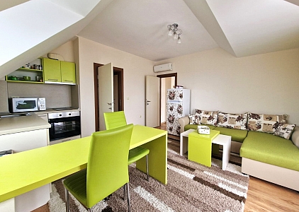 Apartment with sea view and low maintenance fee in Nessebar. Photo 6 Apartment with sea view and low maintenance fee in Nessebar. Photo 6