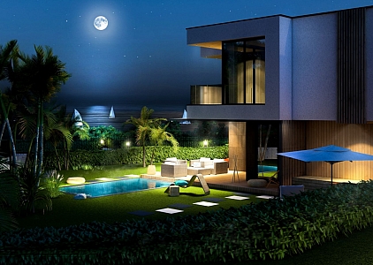 Новые современные дома с панорамой моря на первой линии!. Фото 14