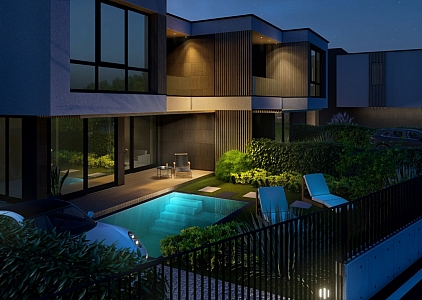 Новые современные дома с панорамой моря на первой линии!. Фото 16