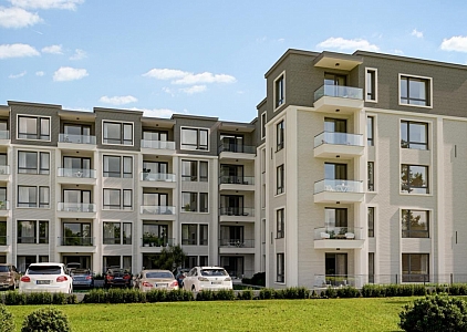 A new apartment on an installment plan in a building without a maintenance fee. Photo 3