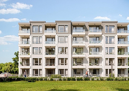 A new apartment on an installment plan in a building without a maintenance fee. Photo 8