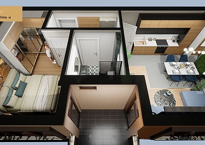 Квартиры с отделкой в новом доме в Помории. Фото 4