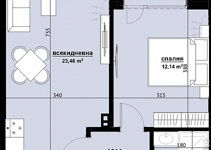 Двухкомнатная квартира в Бургасе в новом современном доме. Фото 5 Двухкомнатная квартира в Бургасе в новом современном доме. Фото 5