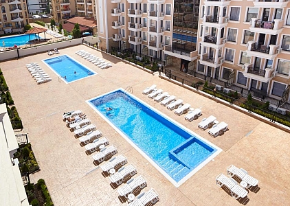 Красивая квартира с видом на бассейны в премиальном новом комплексе. Фото 7